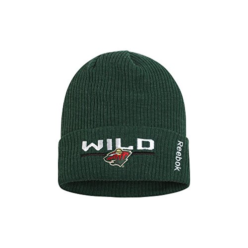 Reebok NHL Minnesota Wild Center Ice Locker Room Cuffed Knit von Reebok