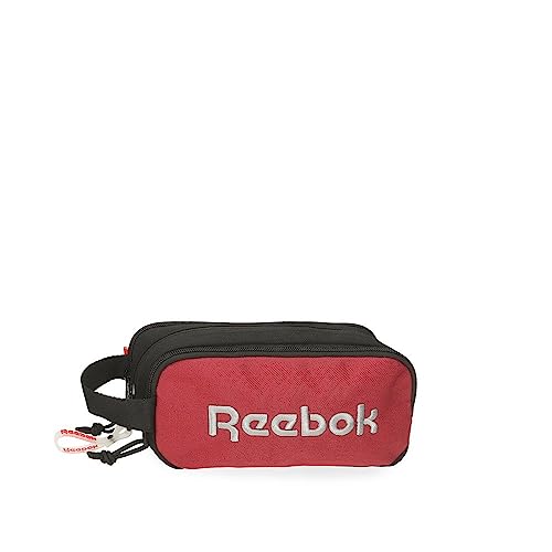 Reebok Portland Federmäppchen, dreifach, Schwarz, 22 x 10 x 9 cm, Polyester, Schwarz, Talla única, Dreifach-Etui Reebok Portland Federmäppchen, dreifach, Schwarz, 22 x 10 x 9 cm, Polyester, Schwarz, Talla única, Dreifach-Etui von Reebok