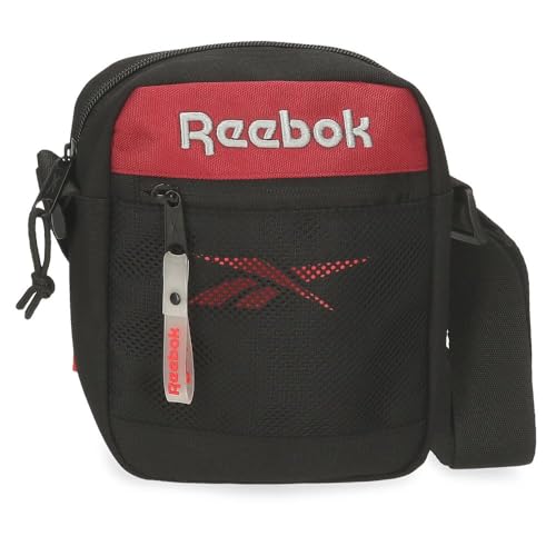Reebok Portland Umhängetasche, Schwarz, 17 x 21 x 7 cm, Polyester, Schwarz, Talla única, Umhängetasche Reebok Portland Umhängetasche, Schwarz, 17 x 21 x 7 cm, Polyester, Schwarz, Talla única, Umhängetasche von Reebok