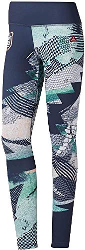 Reebok Rc Lux Tight Damen-Leggings XS Smaragdgrün von Reebok