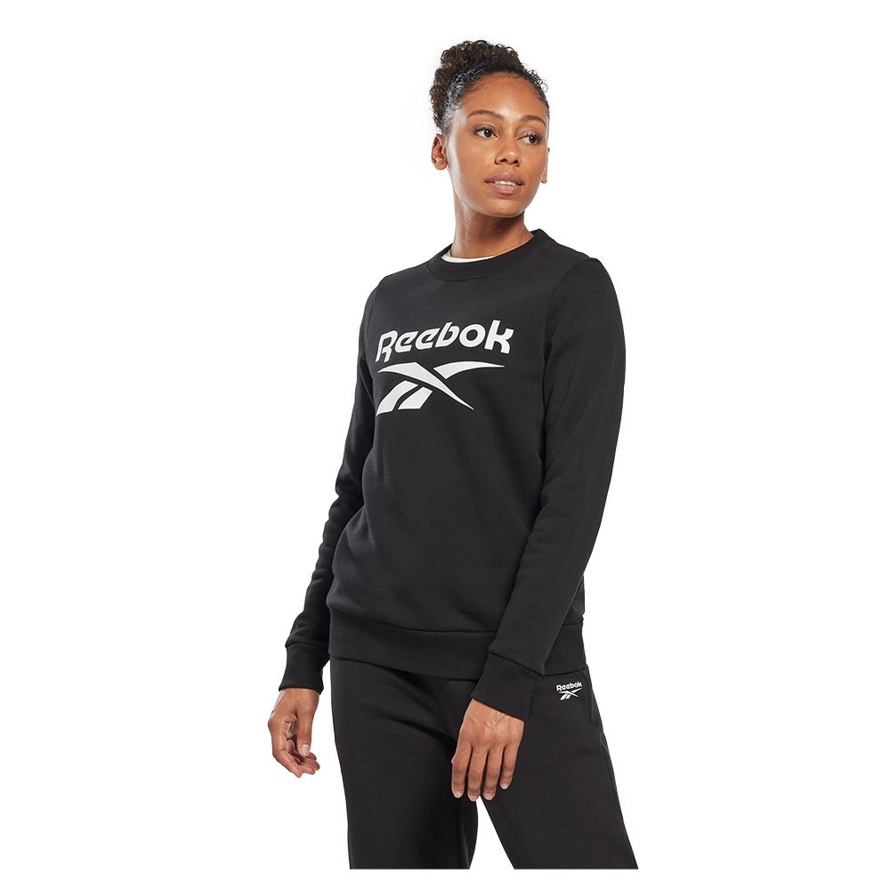 Reebok Ri Bl Fleece Crew Sweatshirt Schwarz XS Frau von Reebok