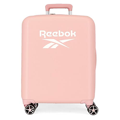 Reebok Roxbury Kabinenkoffer, Rosa, 40 x 55 x 20 cm, fester ABS-Kunststoff, integrierter TSA-Verschluss, 38,4 l, 2 kg, 4 Räder, Handgepäck, Rosa, Maleta, kabinenkoffer Reebok Roxbury Kabinenkoffer, Rosa, 40 x 55 x 20 cm, fester ABS-Kunststoff, integrierter TSA-Verschluss, 38,4 l, 2 kg, 4 Räder, Handgepäck, Rosa, Maleta, kabinenkoffer von Reebok