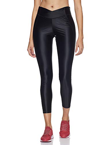 Reebok SH Highrise Tight-Shinyly Leggings, Damen, Schwarz, XL von Reebok