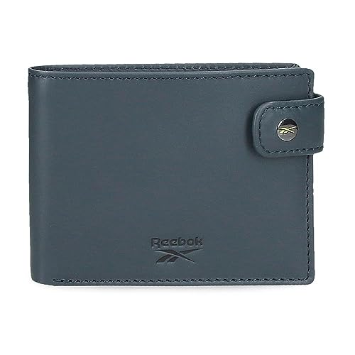 Reebok Switch Horizontale Geldbörse mit Klickverschluss, Blau, 11 x 8,5 x 1 cm, Leder, blau, Talla única, Horizontale Brieftasche mit Klickverschluss Reebok Switch Horizontale Geldbörse mit Klickverschluss, Blau, 11 x 8,5 x 1 cm, Leder, blau, Talla única, Horizontale Brieftasche mit Klickverschluss von Reebok