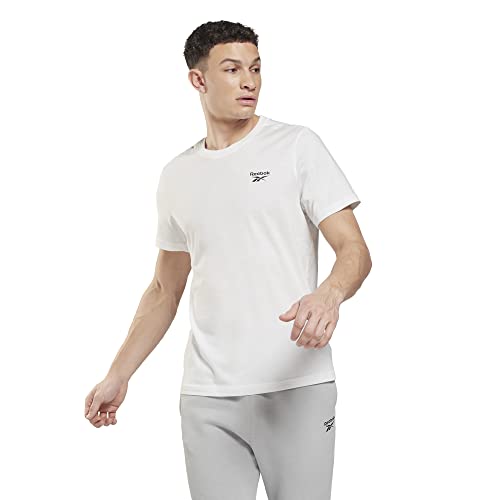 Reebok Herren Ri Links Chest Logo Tee T-Shirt, Weiß, L EU von Reebok