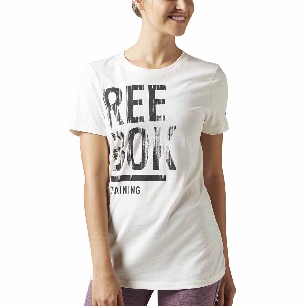 Reebok Training Split Short Sleeve T-shirt Weiß S Frau Reebok Training Split Short Sleeve T-shirt Weiß S Frau von Reebok