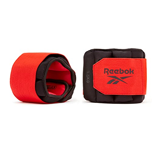 Reebok Unisex-Adult Flexlock Handgelenkgewichte, Schwarz, 1.5 kg Reebok Unisex-Adult Flexlock Handgelenkgewichte, Schwarz, 1.5 kg von Reebok