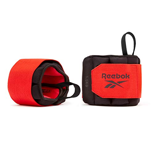 Reebok Unisex-Adult Flexlock Handgelenkgewichte, Schwarz, 1.5 kg von Reebok