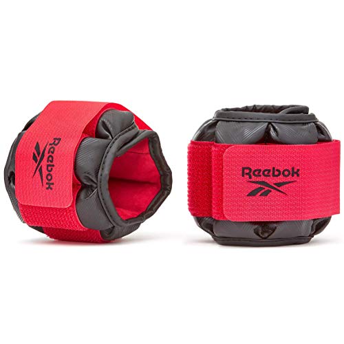 Reebok Unisex Knöchel-/Handgelenk-gewichte - 0,5kg Premium Kn chel Handgelenk Gewichte 0 5kg, Schwarz, 0.5 KG EU von Reebok