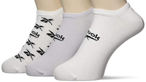 Reebok Unisex Socken Cl Fo Invisible Sock 3P, White/Lgsogr/White, GG6678, XL von Reebok