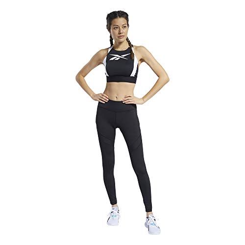 Reebok WOR Mesh Tight Leggings, Damen, Schwarz, Größe L von Reebok