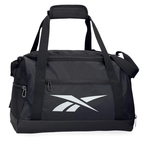 Reebok Wayland Reisetasche, Schwarz, 40 x 25 x 20 cm, Polyester, 20 l, Schwarz, Talla única, Reisetasche von Reebok