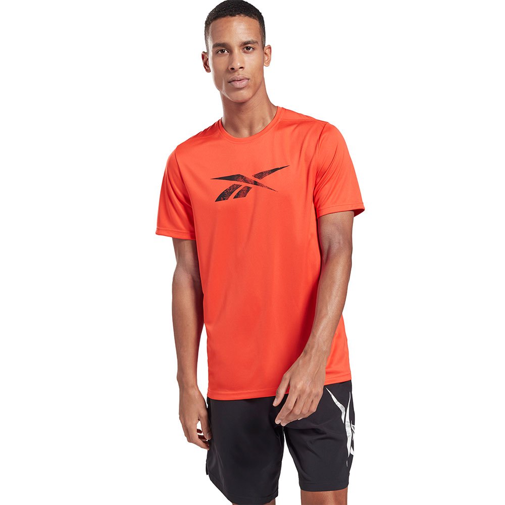 Reebok Workout Ready Speedwick Reecycled Graphic Short Sleeve T-shirt Rot S Mann von Reebok