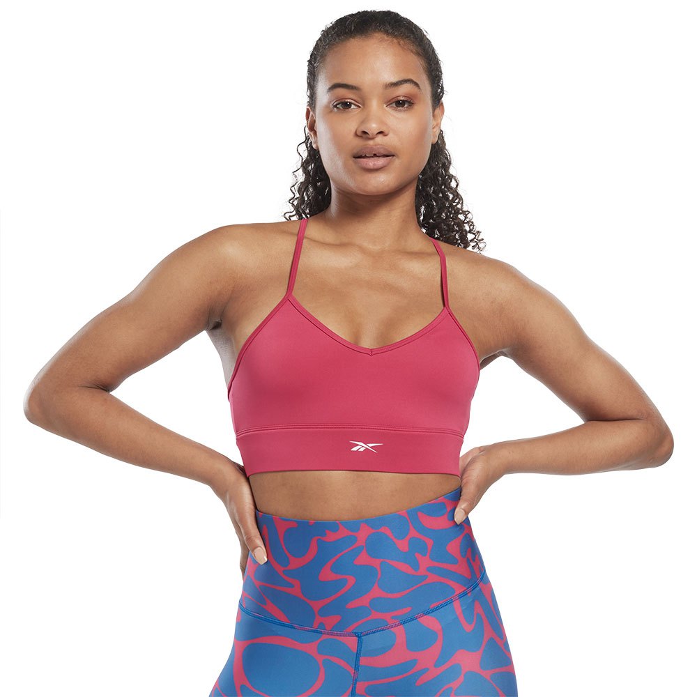 Reebok Workout Ready Sports Medium Impact Sports Bra Rosa L Frau Reebok Workout Ready Sports Medium Impact Sports Bra Rosa L Frau von Reebok