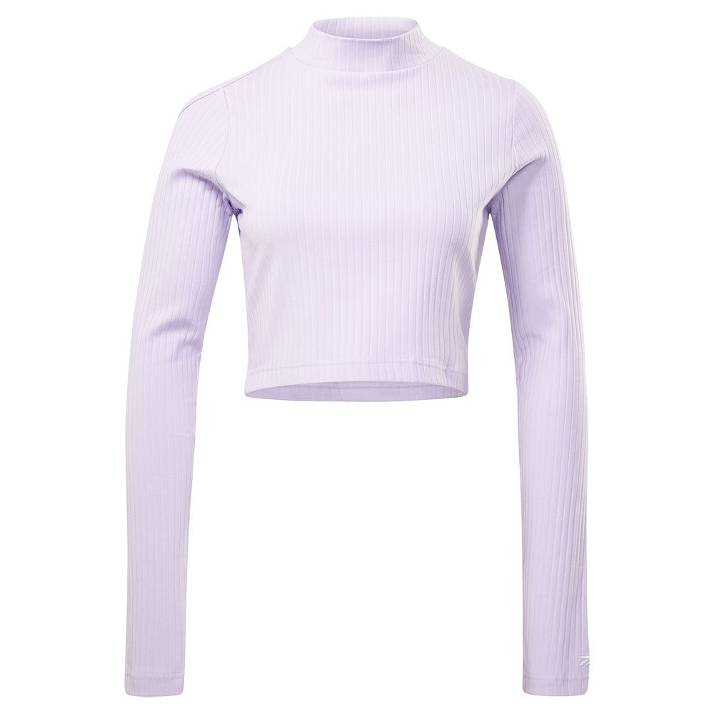 Reebok Yoga Cotton Rib Long Sleeve T-shirt Lila L Frau Reebok Yoga Cotton Rib Long Sleeve T-shirt Lila L Frau von Reebok