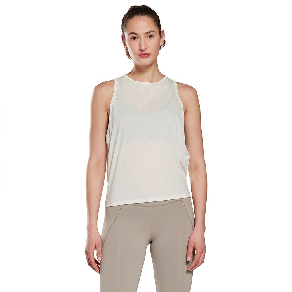 Reebok Yoga Sleeveless T-shirt Weiß M Frau Reebok Yoga Sleeveless T-shirt Weiß M Frau von Reebok