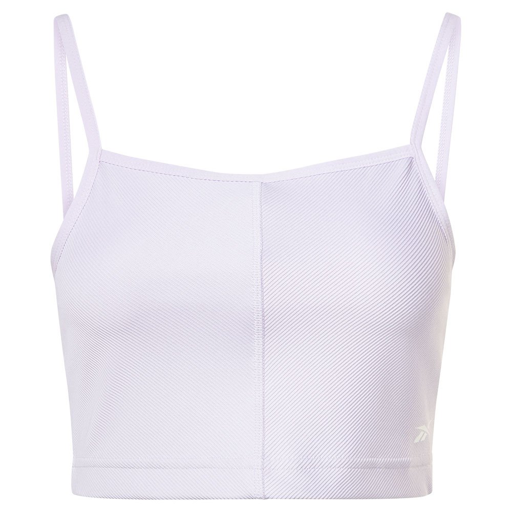 Reebok Yoga Performance Rib Crop Sports Top Lila M Frau Reebok Yoga Performance Rib Crop Sports Top Lila M Frau von Reebok