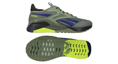 cross trainingsschuhe reebok nano x2 tr adventure khaki   blau   schwarz von Reebok