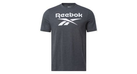 reebok identity big logo t shirt grau von Reebok