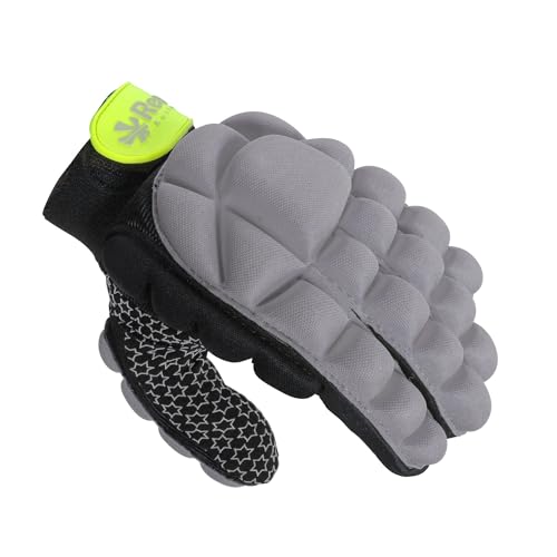 Reece Hockey Handschuh - Komfort Full Finger Handschuh - Silikonstollen für Besseren Griffe und Vollständigen Schutz - Linkshandschuh - Hockey Handschuhe Kinder - Blau - Größe L von Reece