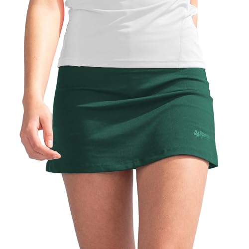 Reece Sportrock - Fundamental Skort Ladies - Sportrock für Hockey und Tennis - Rock mit Hose Drunter - mit Taschen und Atmungsaktivem Material - Tennisrock - Grün - Größe 140 von Reece