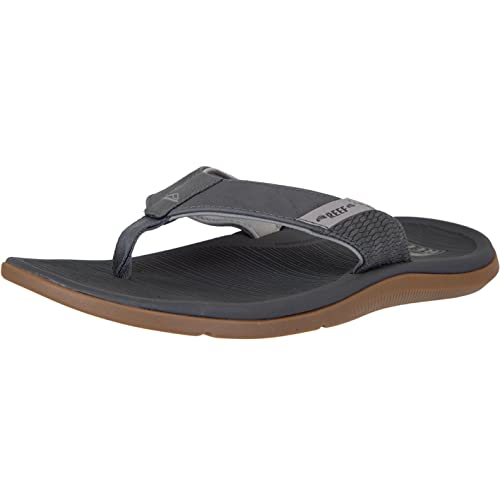 Reef Santa Ana Flip Flops Sandalen (Grey, 45) von Reef