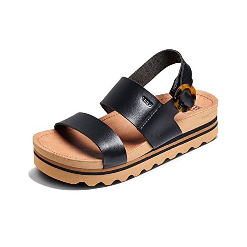 Reef Women's Vista Hi Buckle Sandal, Black/Tan, 11 Damen, Schwarz/Braun, 43 Reef Women's Vista Hi Buckle Sandal, Black/Tan, 11 Damen, Schwarz/Braun, 43 von Reef
