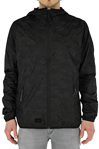 Reell Herren Pack Logo Windbreaker Jacke, schwarz, M EU von Reell