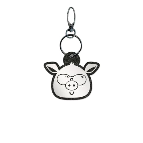 Reflexy Coole Sau Reflektoranhänger - Recycling-Filz Fußgängerreflektor Reflektor-Anhänger Sau Schwein Witzig Cool Eber Tier Ferkel Reflexy Coole Sau Reflektoranhänger - Recycling-Filz Fußgängerreflektor Reflektor-Anhänger Sau Schwein Witzig Cool Eber Tier Ferkel von Reflexy