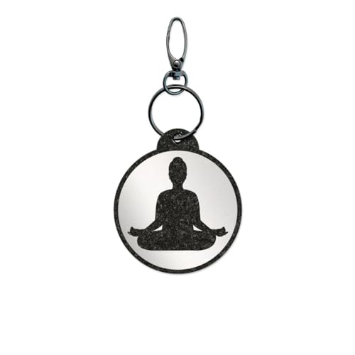 Reflexy Yoga Sukhasana Schneidersitz Reflektoranhänger - Recycling-Filz Fußgängerreflektor Reflektor-Anhänger Yoga Yogi Schneidersitz Sukhasana Easy Pose Lotus-Sitz Padmasana Meditation Reflexy Yoga Sukhasana Schneidersitz Reflektoranhänger - Recycling-Filz Fußgängerreflektor Reflektor-Anhänger Yoga Yogi Schneidersitz Sukhasana Easy Pose Lotus-Sitz Padmasana Meditation von Reflexy