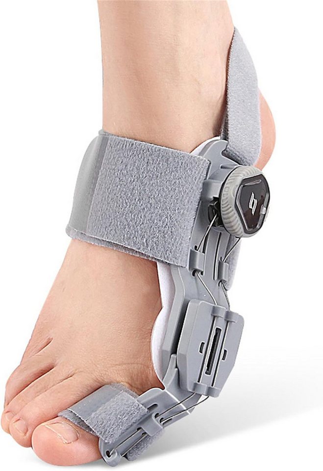 Refttenw Hallux-Bandage Ballenzehen-Korrektor für Großzehen, Verstellbare Zehenglätter, Ballenzehen-Schiene mit Knopf Refttenw Hallux-Bandage Ballenzehen-Korrektor für Großzehen, Verstellbare Zehenglätter, Ballenzehen-Schiene mit Knopf von Refttenw