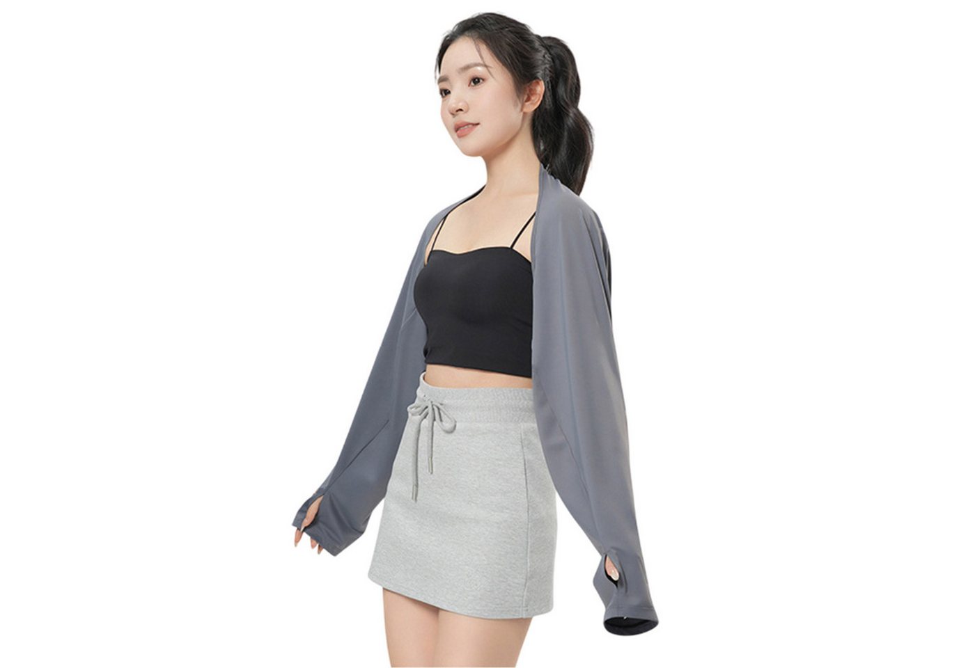 Refttenw Sommerjacke Sport Oberteil, Langarm Fitness Yoga Jacke,UPF 50+ Sonnenschutz Refttenw Sommerjacke Sport Oberteil, Langarm Fitness Yoga Jacke,UPF 50+ Sonnenschutz von Refttenw
