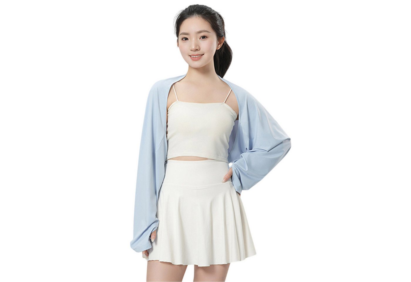 Refttenw Sommerjacke Sport Oberteil, Langarm Fitness Yoga Jacke,UPF 50+ Sonnenschutz Refttenw Sommerjacke Sport Oberteil, Langarm Fitness Yoga Jacke,UPF 50+ Sonnenschutz von Refttenw
