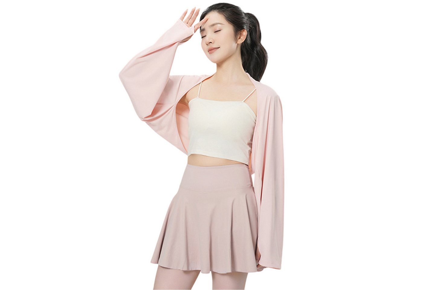 Refttenw Sommerjacke Sport Oberteil, Langarm Fitness Yoga Jacke,UPF 50+ Sonnenschutz Refttenw Sommerjacke Sport Oberteil, Langarm Fitness Yoga Jacke,UPF 50+ Sonnenschutz von Refttenw