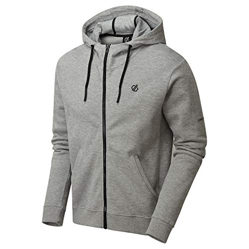 Dare 2b Herren Modulus Full Length Zip Handwarmer Pockets Adjustable Drawcord Hood Hoodie Strickwaren, Aschgrau, XXS Dare 2b Herren Modulus Full Length Zip Handwarmer Pockets Adjustable Drawcord Hood Hoodie Strickwaren, Aschgrau, XXS von Dare 2b