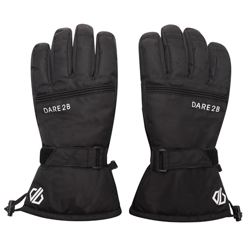 Dare 2b Herren Worthy Waterproof Breathable Insulated Ski and Snowboard Winter Glove with Adjustable Cuffs Handschuhe Kinder, Schwarz, L Dare 2b Herren Worthy Waterproof Breathable Insulated Ski and Snowboard Winter Glove with Adjustable Cuffs Handschuhe Kinder, Schwarz, L von Dare 2b
