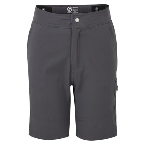 Dare 2b Kinder Reprise Hose aus Nylon/Elastan Shorts, Ebony Grey, 7-8 von Regatta