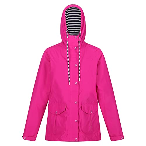 Regatta Bayarma Damen-Jacke mit Kapuze, wasserdicht, neon pink, 40 von Regatta