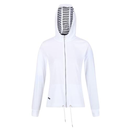 Regatta Bayarma Damen Kapuzenpullover, Frottee, Weiß, Größe 40 Regatta Bayarma Damen Kapuzenpullover, Frottee, Weiß, Größe 40 von Regatta
