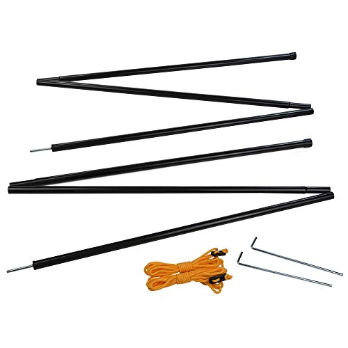 Regatta Canopy Pole Set Vorzelt, Unisex, Erwachsene, Schwarz Regatta Canopy Pole Set Vorzelt, Unisex, Erwachsene, Schwarz von Regatta