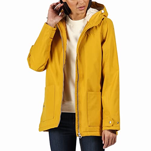 Regatta Damen Bergonia Ii Waterproof Taped Seams Insulated Hooded Jacket Jacke, Senfsamen, 40, m von Regatta