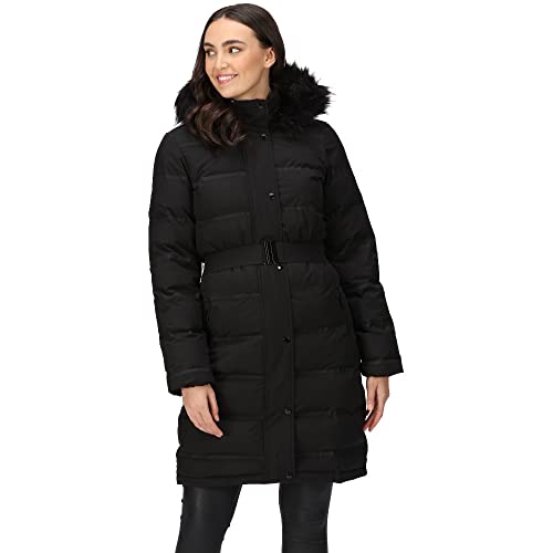 Regatta Damen Daleyza Baffled Quilted Jackets, Schwarz, 34 EU von Regatta