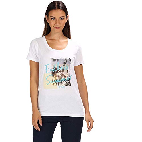 Regatta Damen Filandra Iii Coolweave Cotton Graphic Print T-Shirt von Regatta