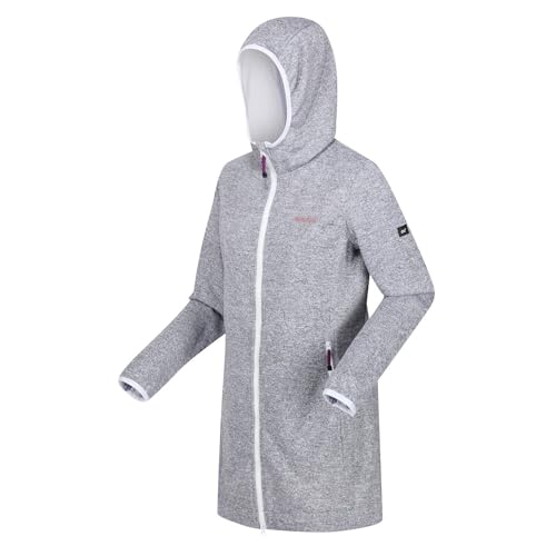 Regatta Damen Fleecejacke lang Bloomfield mit Kapuze white weiss - 12 Regatta Damen Fleecejacke lang Bloomfield mit Kapuze white weiss - 12 von Regatta