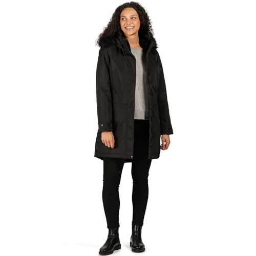 Regatta Damen Lexis Waterproof Breathable Taped Seams Lined Insulated Hooded Jacket Jacke, Schwarz, 36, xs Regatta Damen Lexis Waterproof Breathable Taped Seams Lined Insulated Hooded Jacket Jacke, Schwarz, 36, xs von Regatta