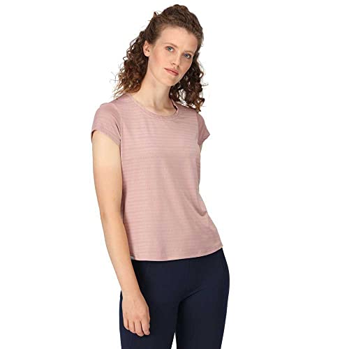 Regatta Damen Limonite Vi Active T-Shirt, Dusky Rose, 38 von Regatta