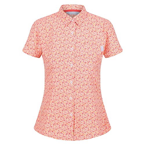 Regatta Damen Mindano VI T-Shirt, Papaya Daisy, Größe 40 von Regatta