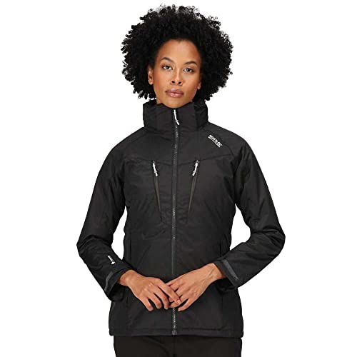 Regatta Damen Winter Calderdale wasserdichte, isolierte Wanderjacke, Schwarz Regatta Damen Winter Calderdale wasserdichte, isolierte Wanderjacke, Schwarz von Regatta