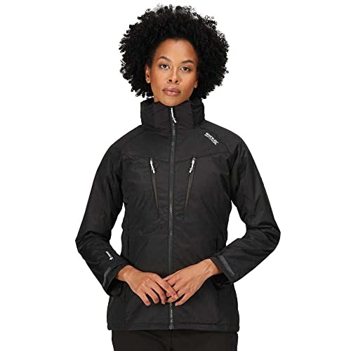 Regatta Damen Winter Calderdale wasserdichte, isolierte Wanderjacke, Schwarz von Regatta