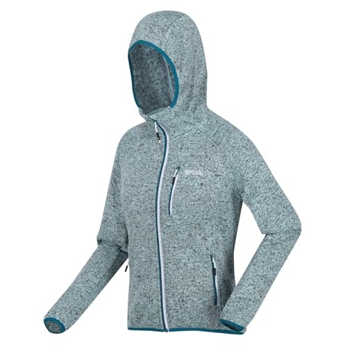 Regatta Damen Women's Newhill Hooded Fleece Jacket fleecejacke, Sea Haze, von Regatta